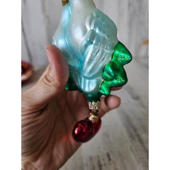 Radko lovey dovey Dove bird heart morning ornament vintage Xmas tree - Picture 8 of 11